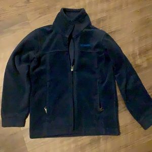 Columbia navy blue boys fleece jacket